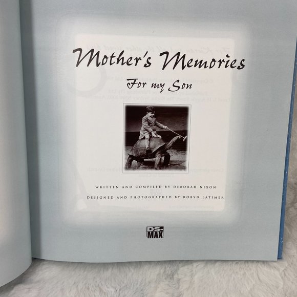 Mother's Memories - For My Son - (Write Your Own Remembrances) Hardcover - Picture 3 of 10
